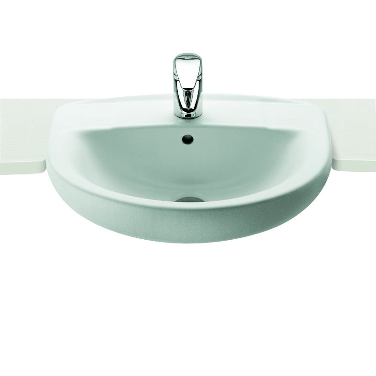 Roca Laura Semi-Recessed Basin 510 X 400Mm 1 Taphole