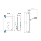 Mira Gale Slate Electric Shower 9.8 KW 1.1634.117..