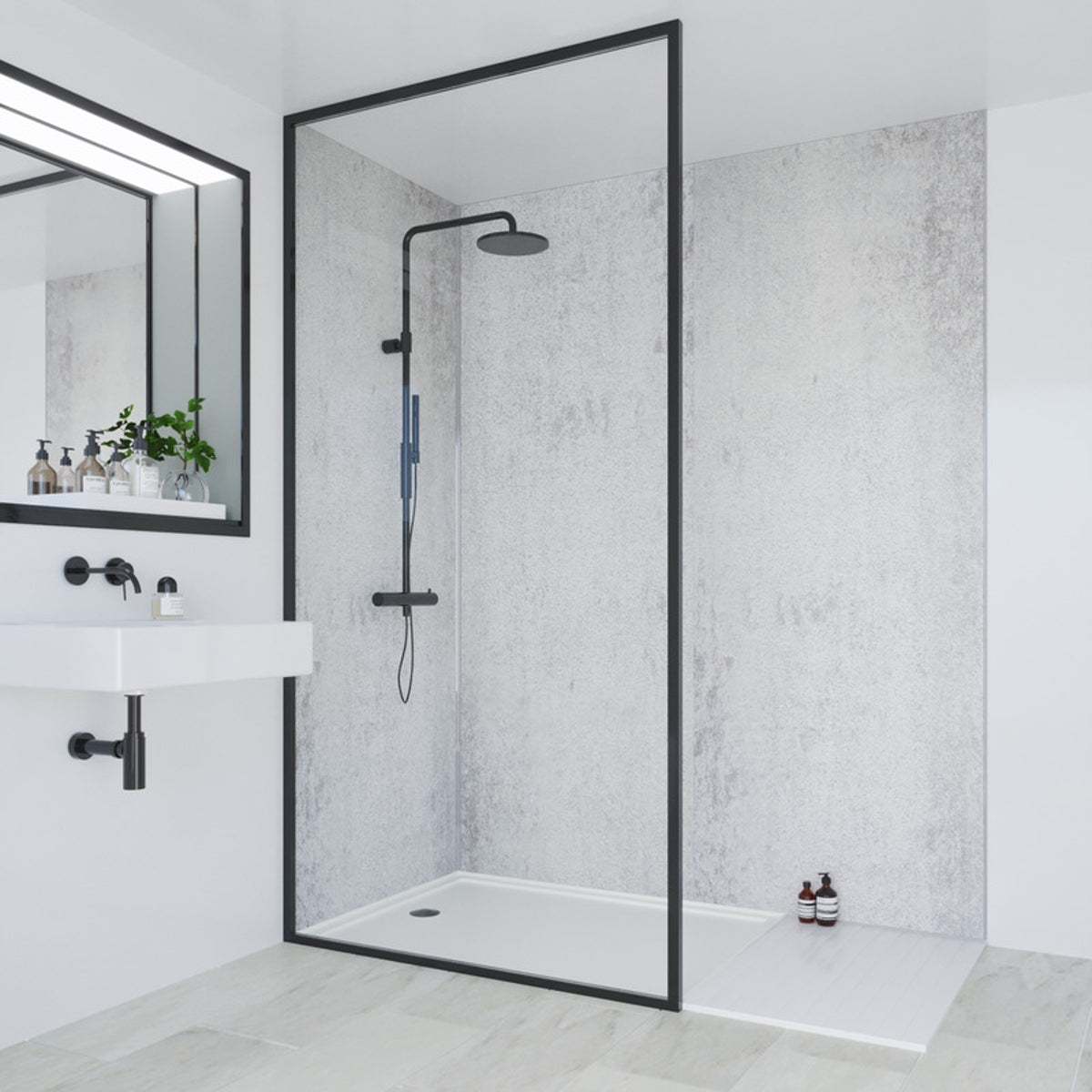 Multipanel Classic Bathroom Wall Panel Arctic Stone 2.4 M x 900mm MP3331SHR9.