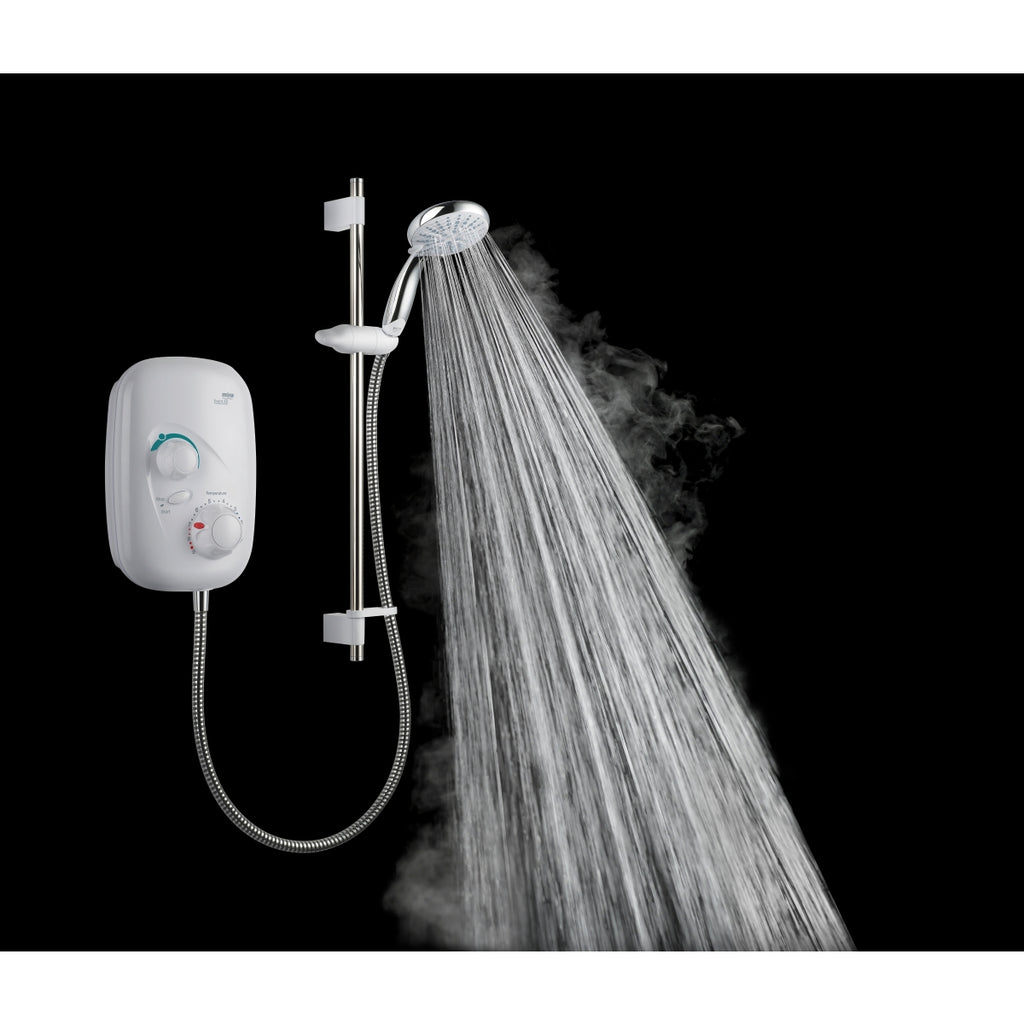 Mira Event XS Thermostatic Power Shower White and Chrome 1.1532.400.