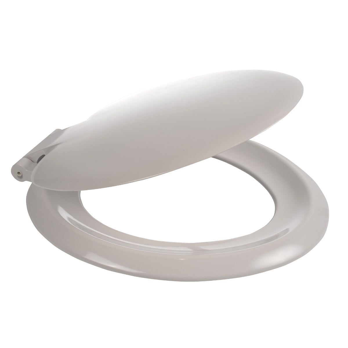 Wirquin Celmac Sonata White Toilet Seat & Cover With Chrome Plated Hinges