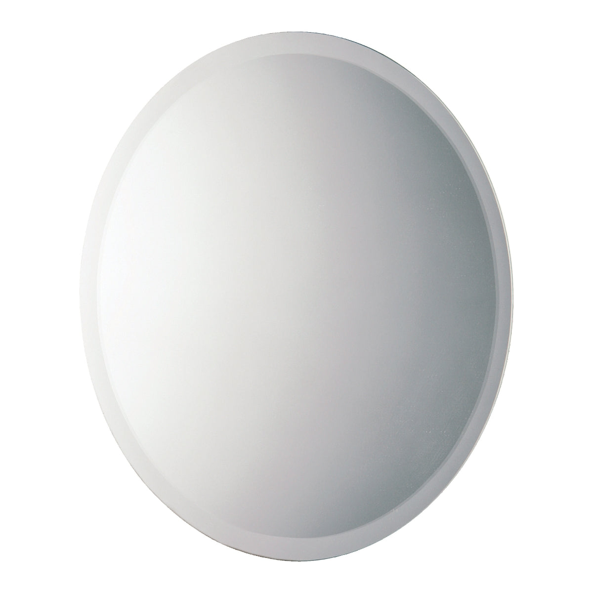 HiB Rondo Mirror 500mm White.
