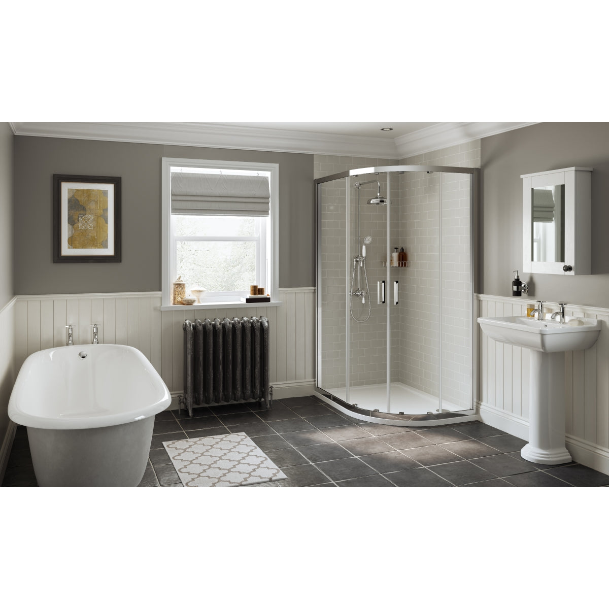 Mira Realm ERD Traditiol Thermostatic Shower Mixer Chrome 1.1735.002.