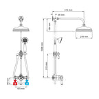 Mira Realm ERD Traditiol Thermostatic Shower Mixer Chrome 1.1735.002.