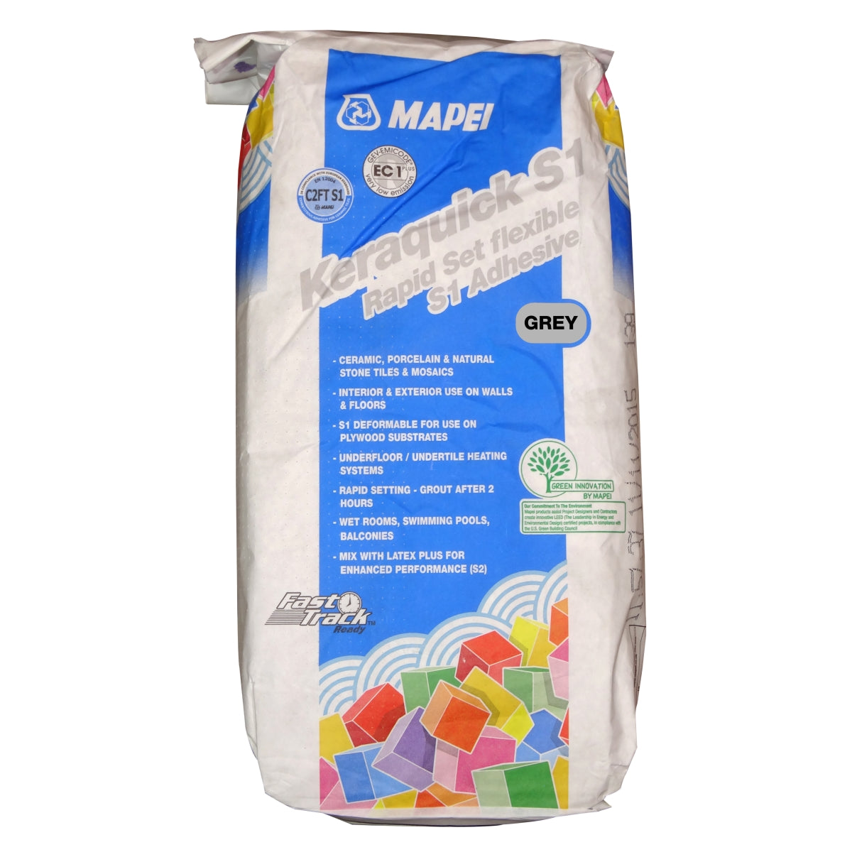 Mapei Keraquick S1 Rapid Set White Tile Adhesive 20 kg 12520.
