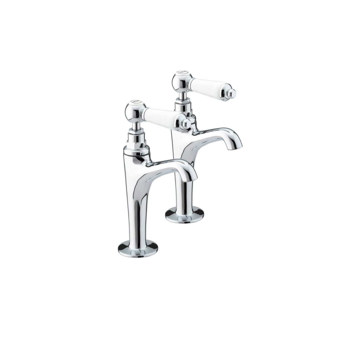 Bristan Reissance High Neck Kitchen Pillar Taps Rs Hnk C Chrome RS HNK C