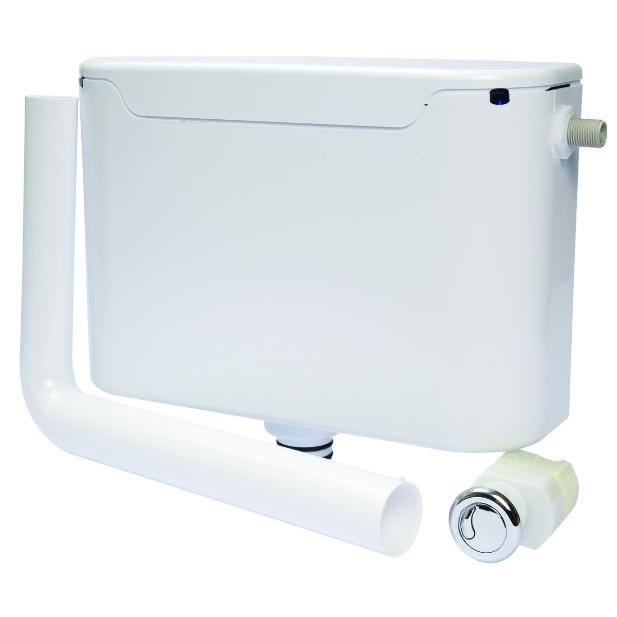 Thomas Dudley Miniflo Concealed Cistern Side Entry Chrome White PMFWHS322875.