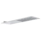 Abode Storm Slimline Wall Mounted Showerhead 500mm x 250mm