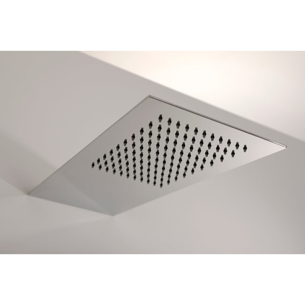 Abode Storm Slimline Wall Mounted Showerhead 500mm x 250mm