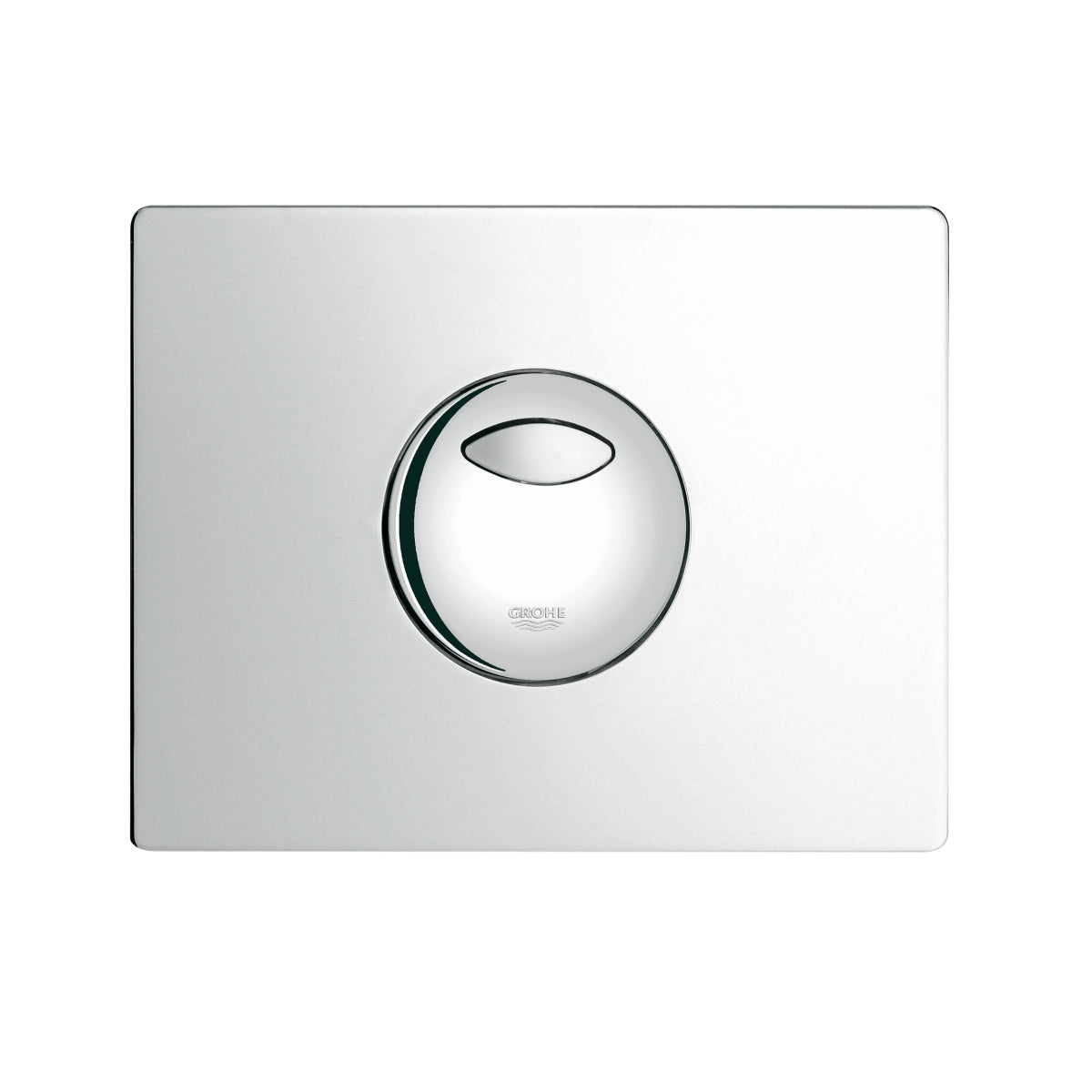 Grohe Skate dual flush single hose WC wall plate - chrome