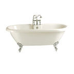 Heritage Oban Double Ended Roll Top Bath 2 Tap Hole