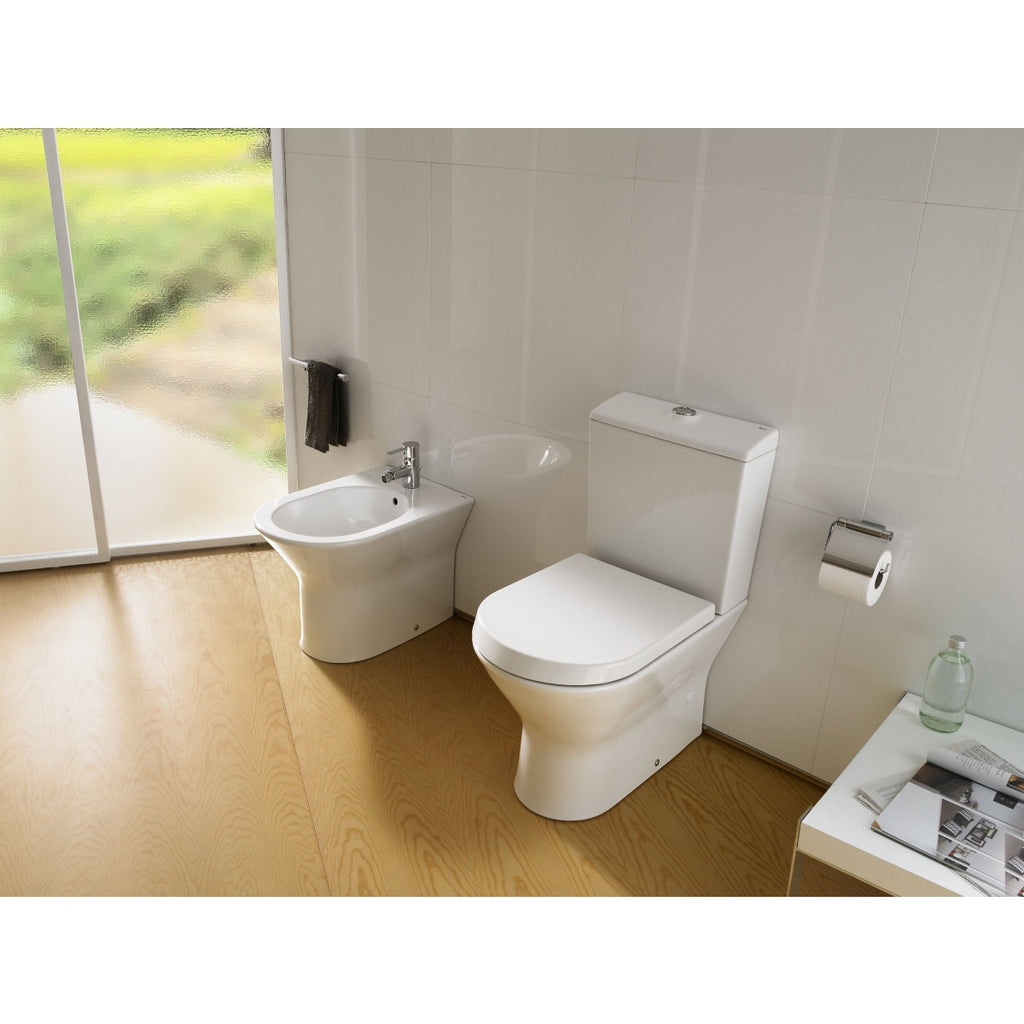 ROCA NEXO COMPACT CLOSE COUPLED BTW PAN, CISTERN + SOFT CLOSE SEAT