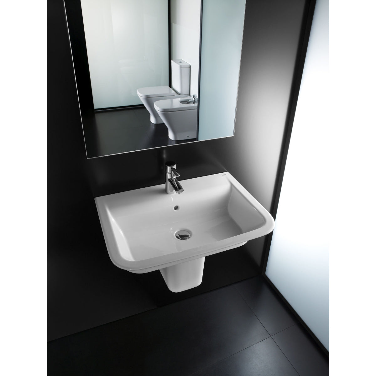Roca The Gap - 550mm Basin + Full Pedestal (MCPB1501755)