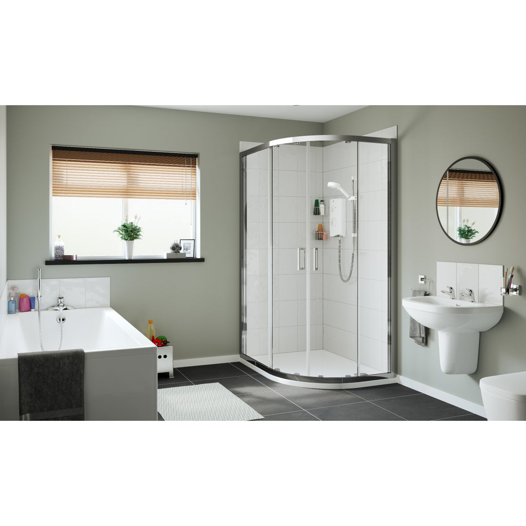 Mira Sport Electric Shower 9.0 KW White and Chrome 1.1746.002.