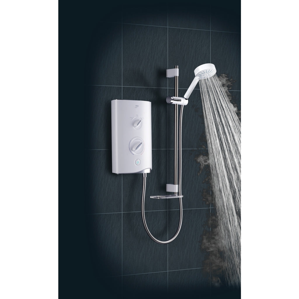 Mira Sport Electric Shower 9.0 KW White and Chrome 1.1746.002.