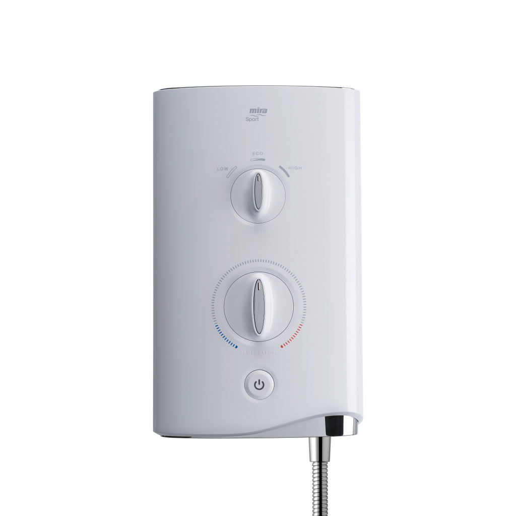 Mira Sport Electric Shower 9.0 KW White and Chrome 1.1746.002.
