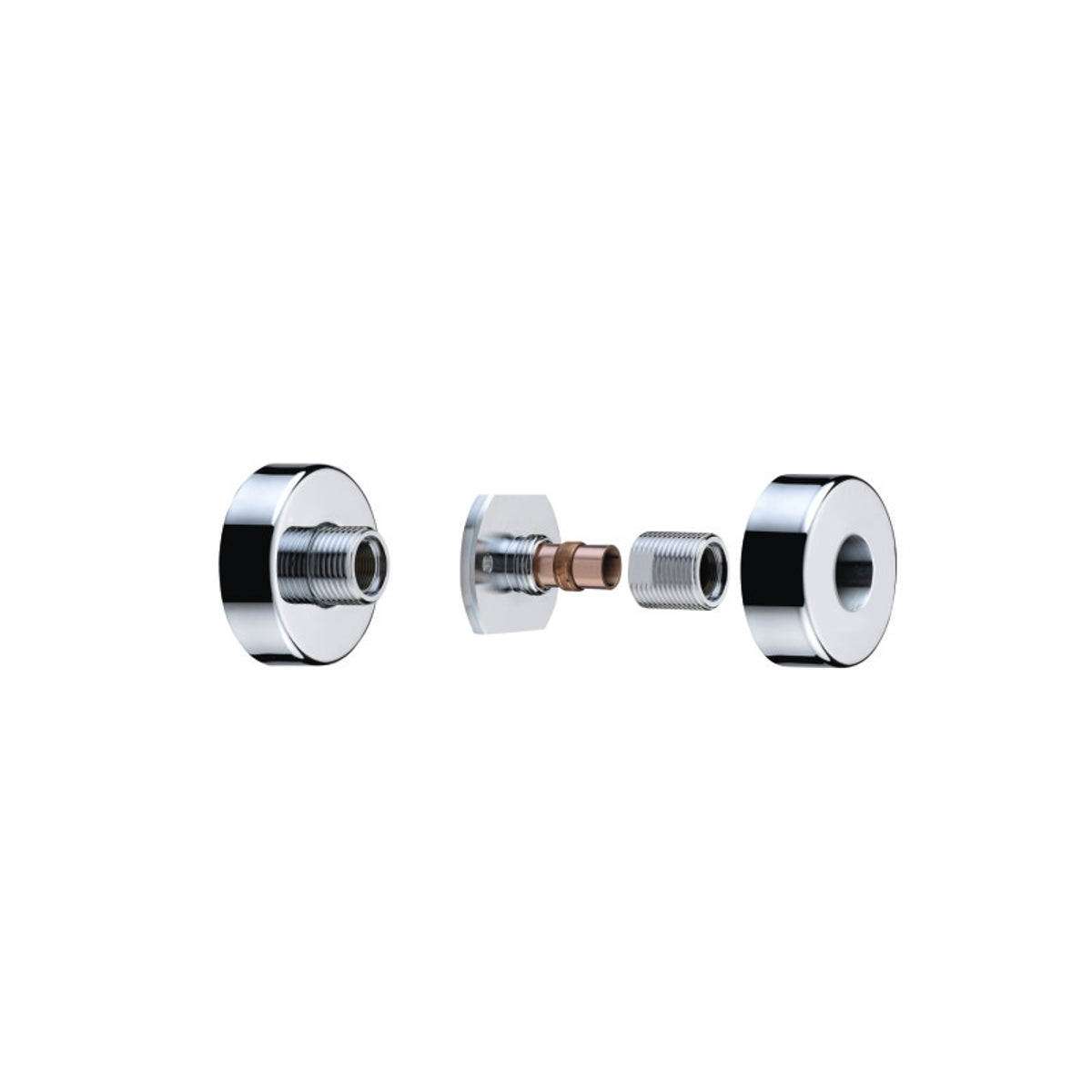 Bristan Wall Mount Fixings Chrome Plated Pack of 2 WMNT10 C.