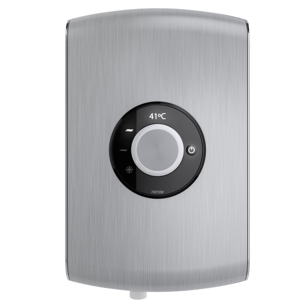 Triton Amore 8.5kW Brushed Steel Electricshower
