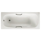 Roca Carla Bath Anti Slip 2 Tap Holes 1700 X 700mm Including Grips And Legs A23747300