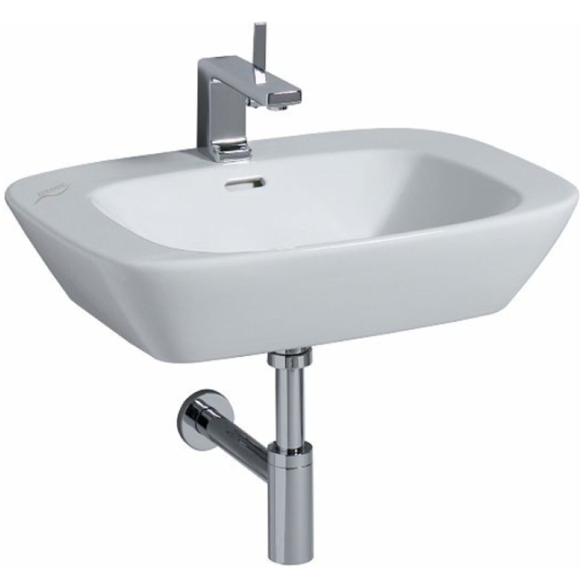 Twyford Silk Wash Basin with Overflow 600mm x 470mm