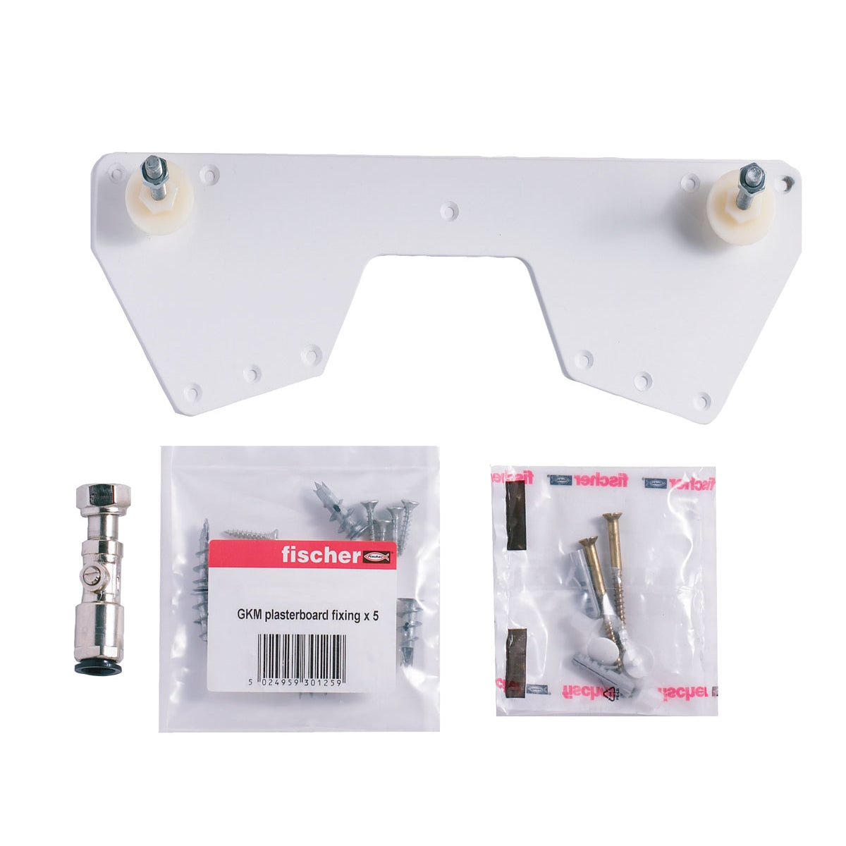 Twyford Total Install Bracket Pack For Sola 500 And 600mm Basins.