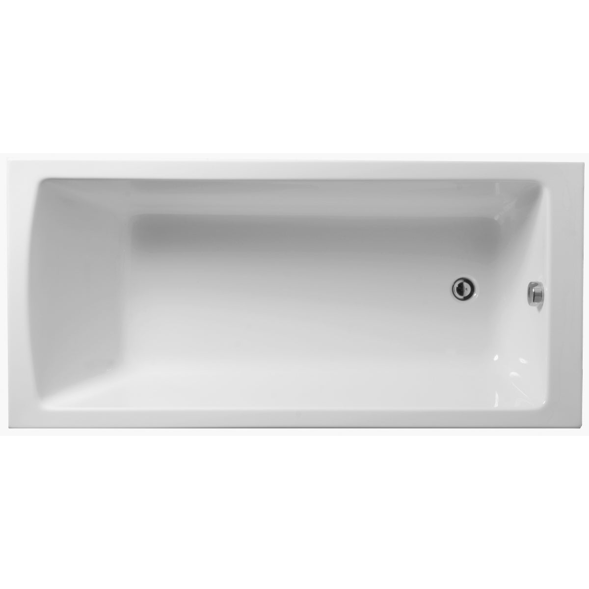 Vitra Neon Straight Bath 0 Tap Holes 1700 x 750mm