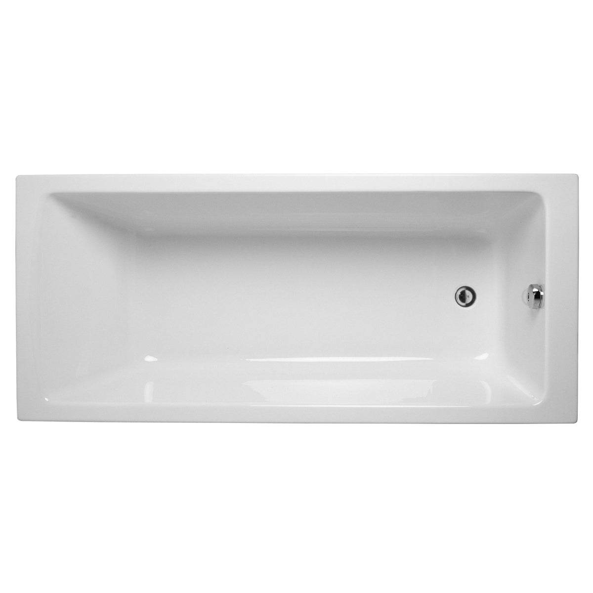 Vitra Neon Straight Bath 0 Tap Holes 1700 x 700mm