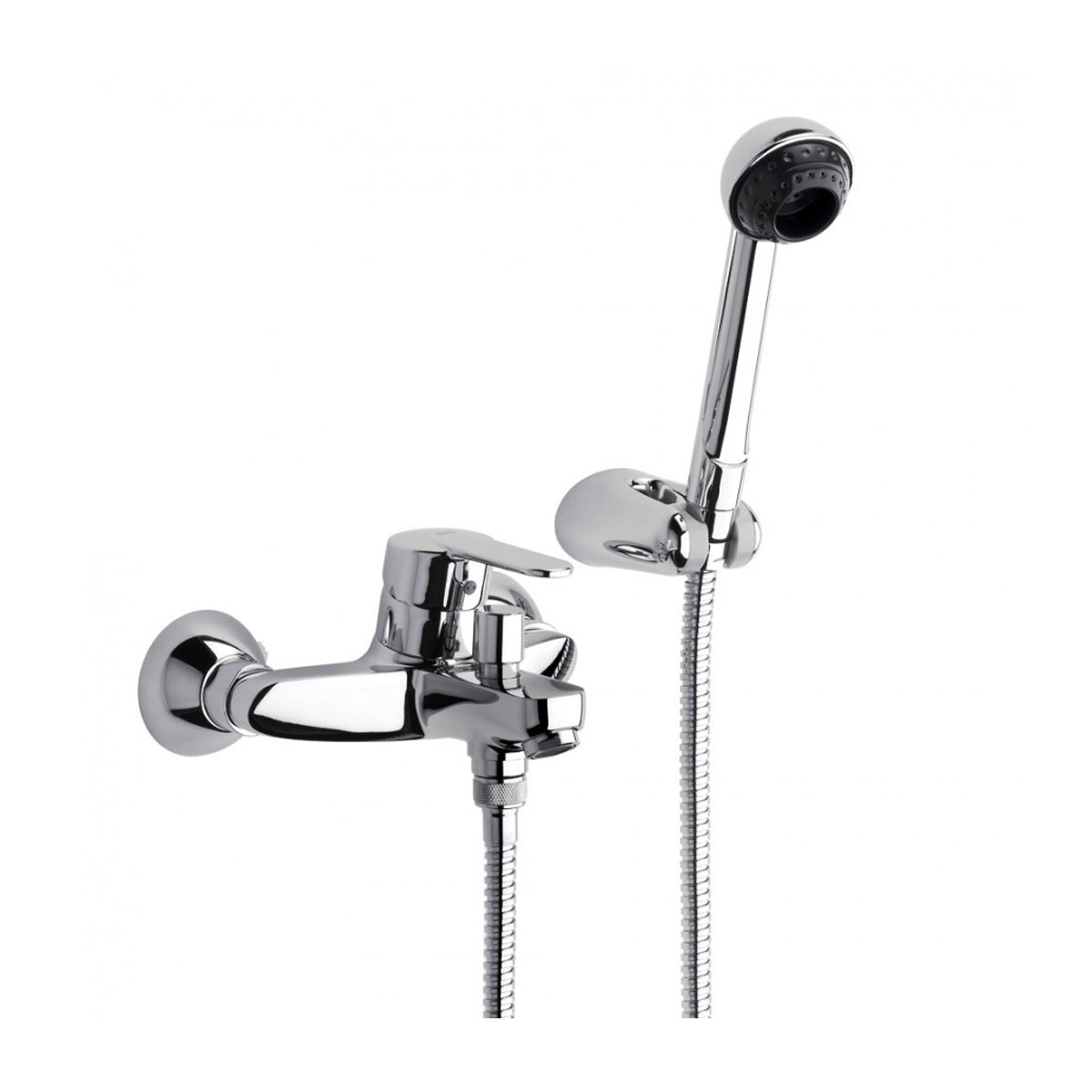 Roca Victoria V2 Wall Mounted Bath Shower Mixer Tap Chrome