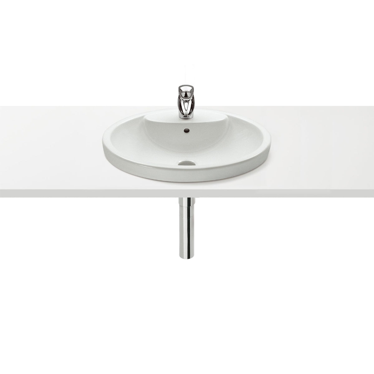Roca 327515000 Senso in Countertop Basin 1 Tap Hole 580 x 485mm