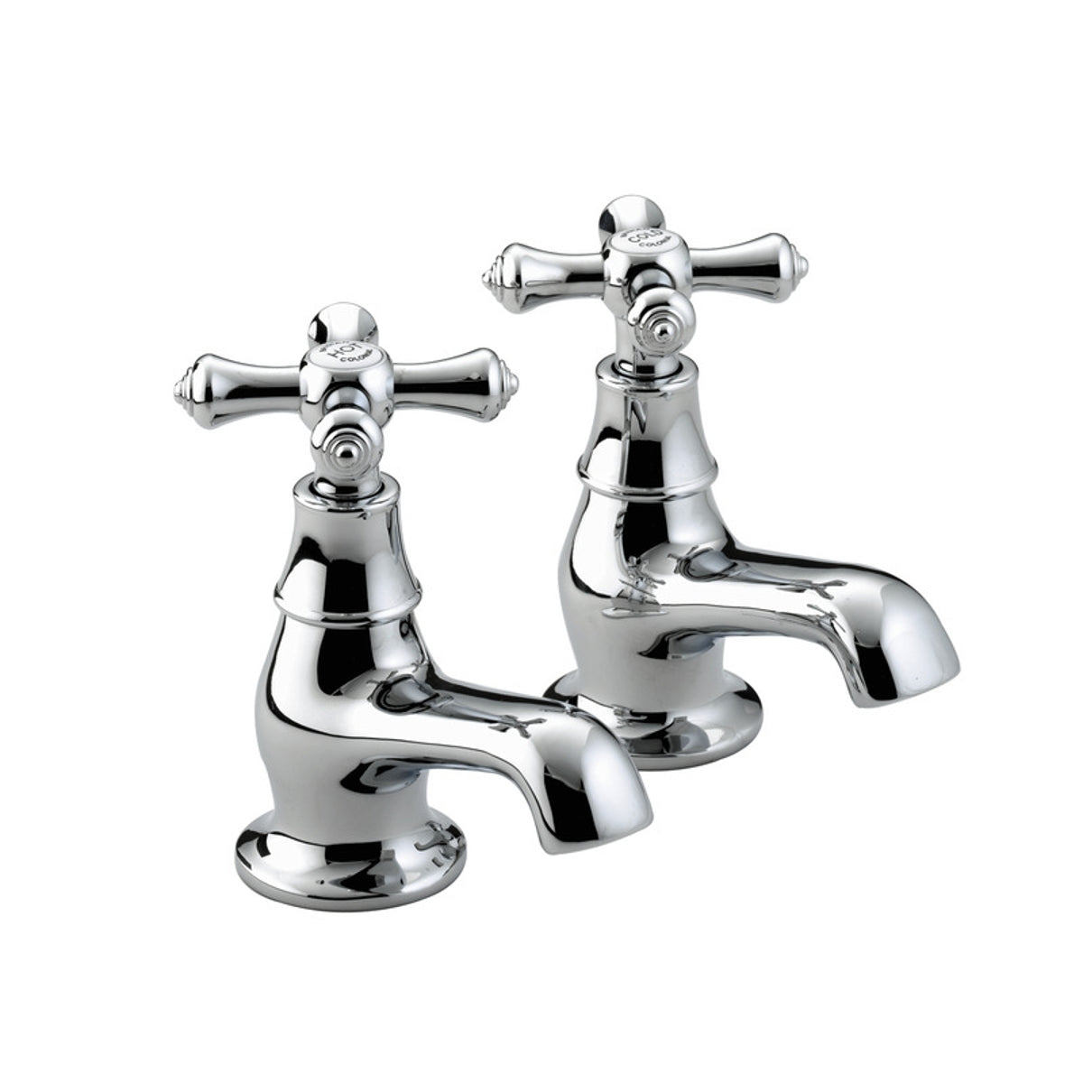 Bristan Colonial Bath Taps Chrome K 3/4 C