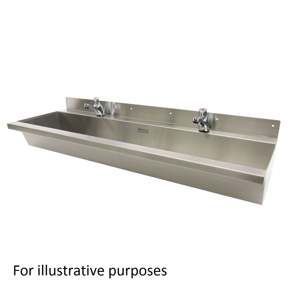 Acorn Thorn Acorn Wash Trough W/M 2400 Centre Waste 1TH Per User Ss 305-2400-C-S.