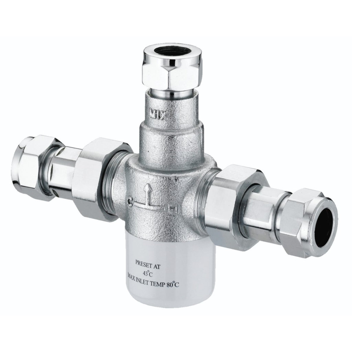 Bristan Gummers Sirrus Mt503Cp 15mm Mini Thermostatic Tmv2/Tmv3 Blending Valve.