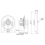 Mira Element BIV Built-in Mixer Shower Chrome 1.1656.002.