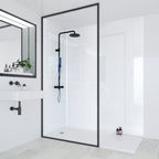 Multipanel Classic Bathroom Wall Panel Hydrolock 2400 x 1200mm Blizzard MPG030SHRHLTG17.