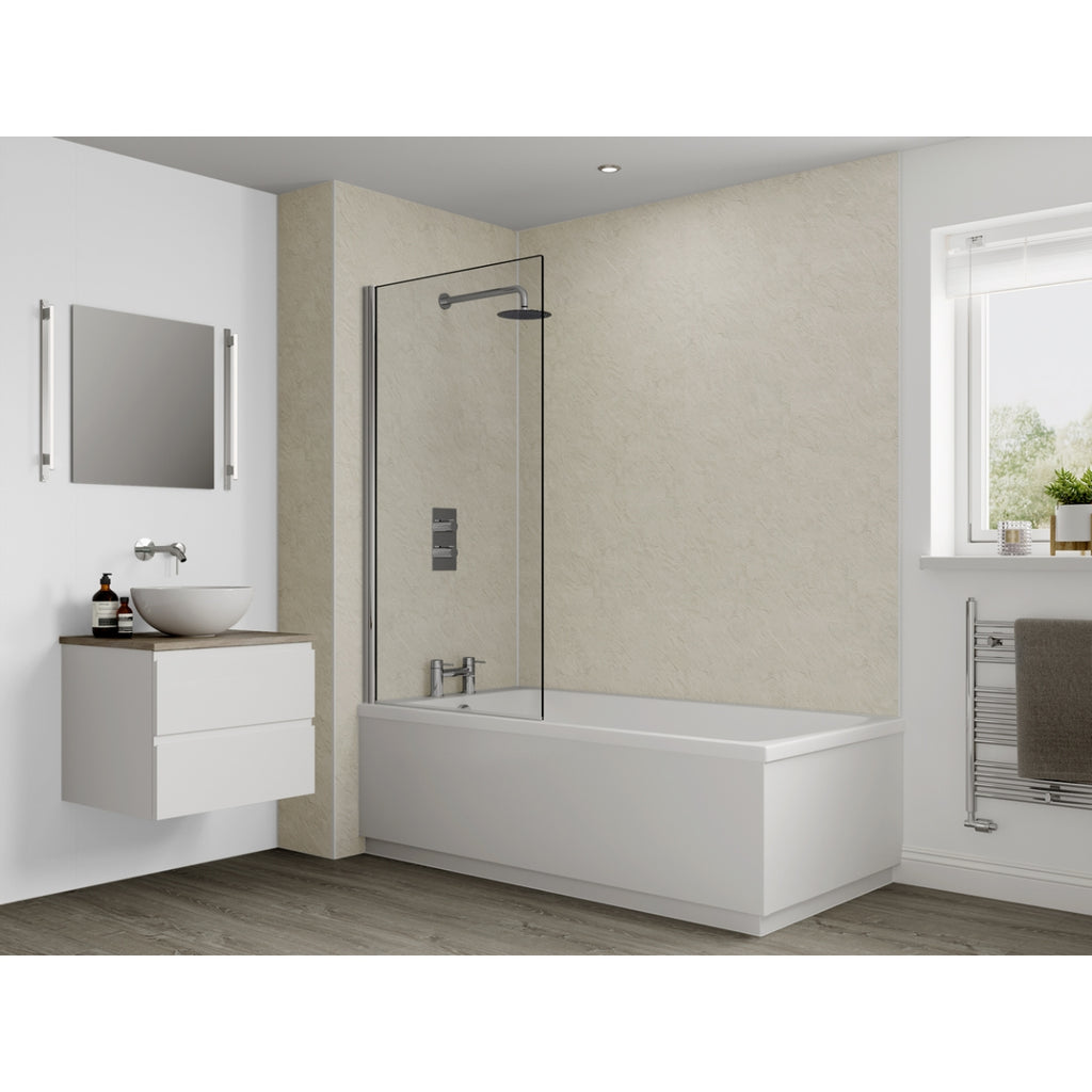 Multipanel Classic Bathroom Wall Panel Hydrolock 2400 x 900mm Riven Marble 9241 MP9241SHR9HLTG17.