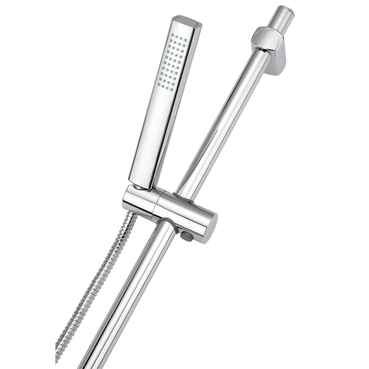 Bristan Qube Single Function Slide Bar With Shower Kit 290 x 580mm Chrome KIT2 C.