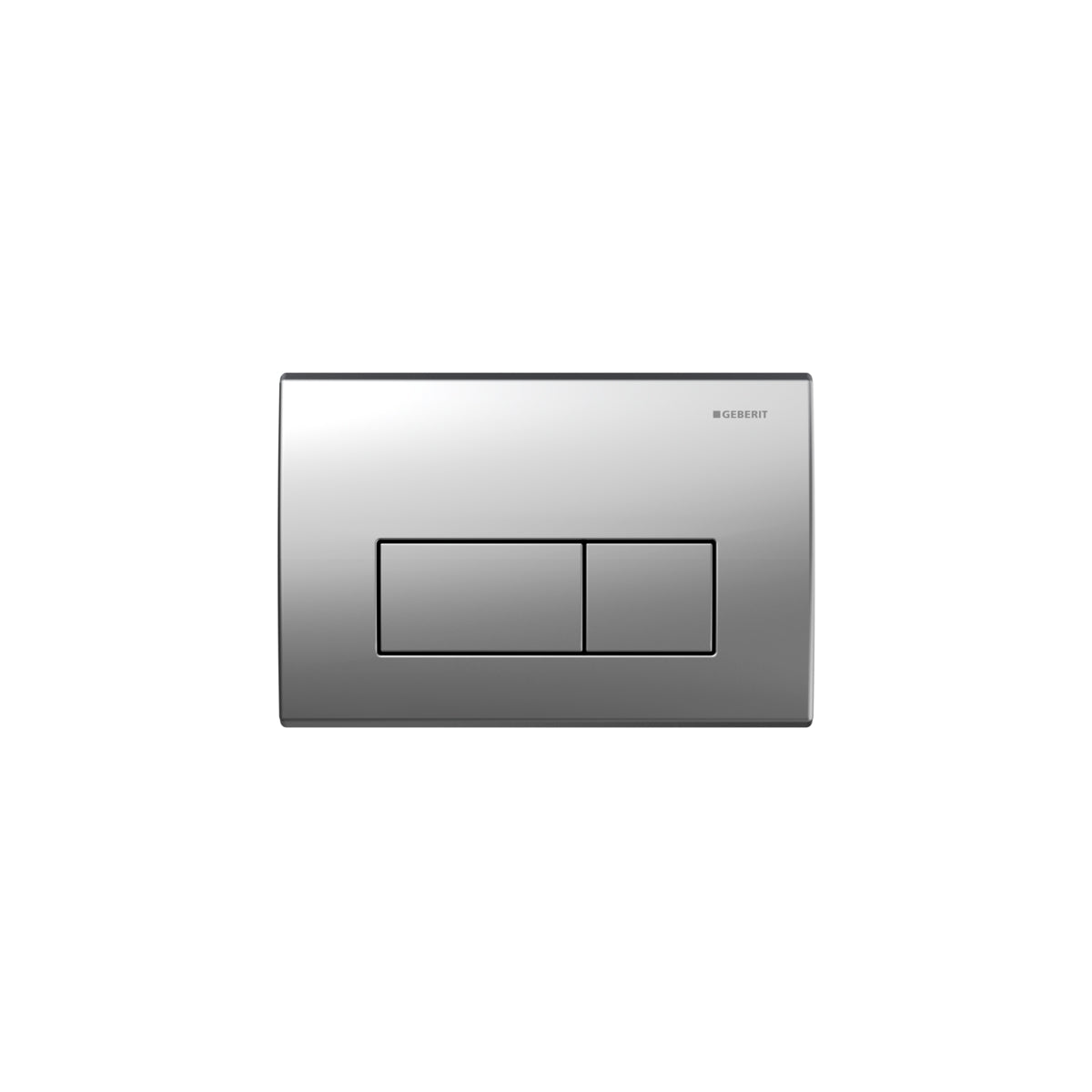 Geberit Kappa50 flush plate for dual flush: matt chrome-plated 115 260 46 1 115.260.46.1