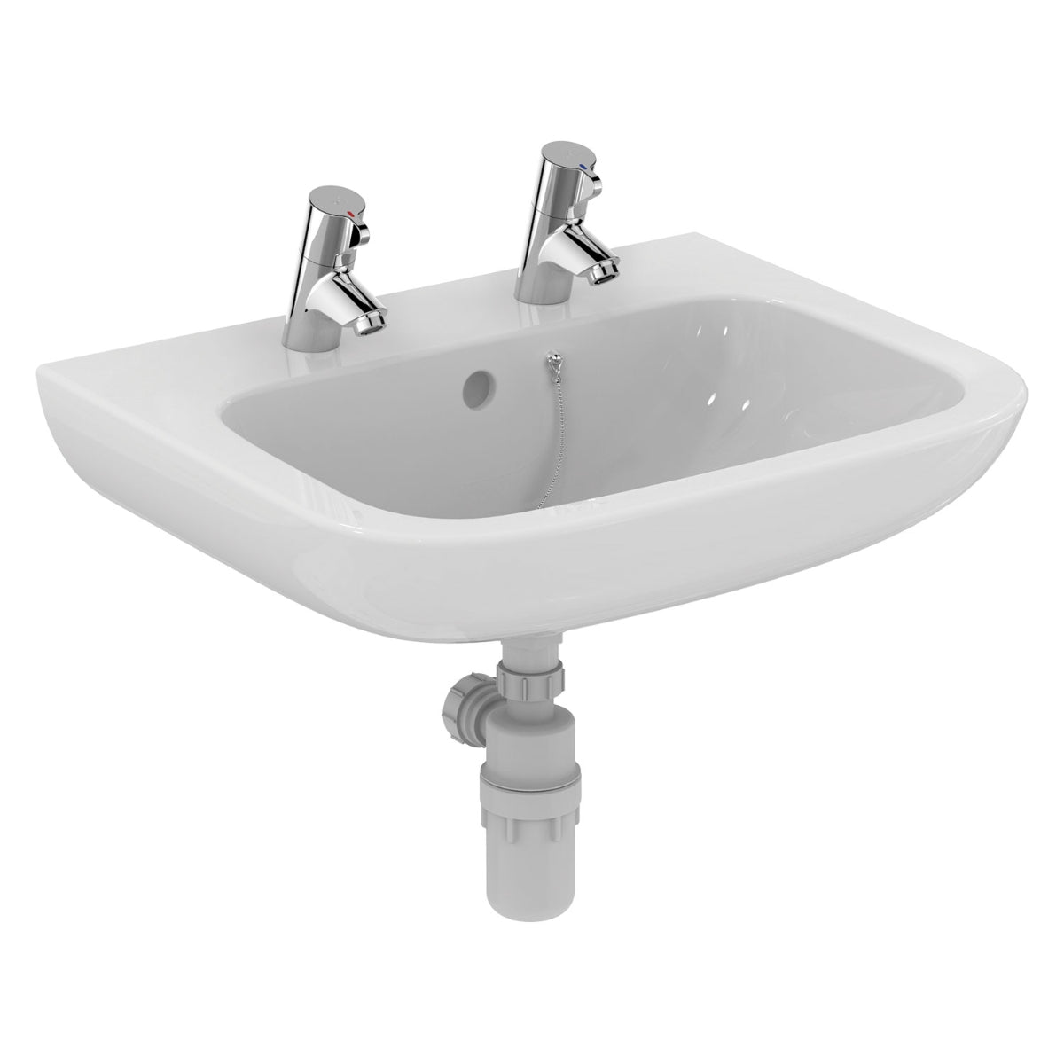 Armitage Shanks Portman 21 60cm Basin with Overflow and Chain Hole - 2TH