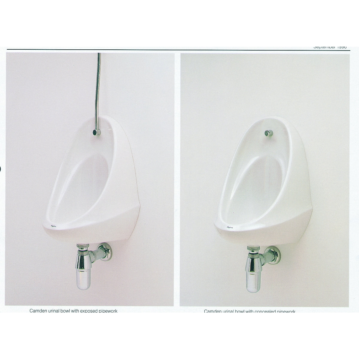 Twyford Camden Urinal Bowl White 500mm x 350mm x 330mm VC7003WH.