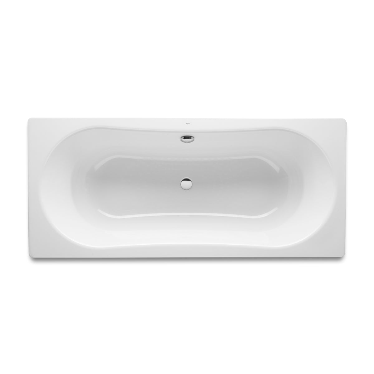 Roca Duo Plus Double-ended Bath 1800 x 800mm - 0 Taphole
