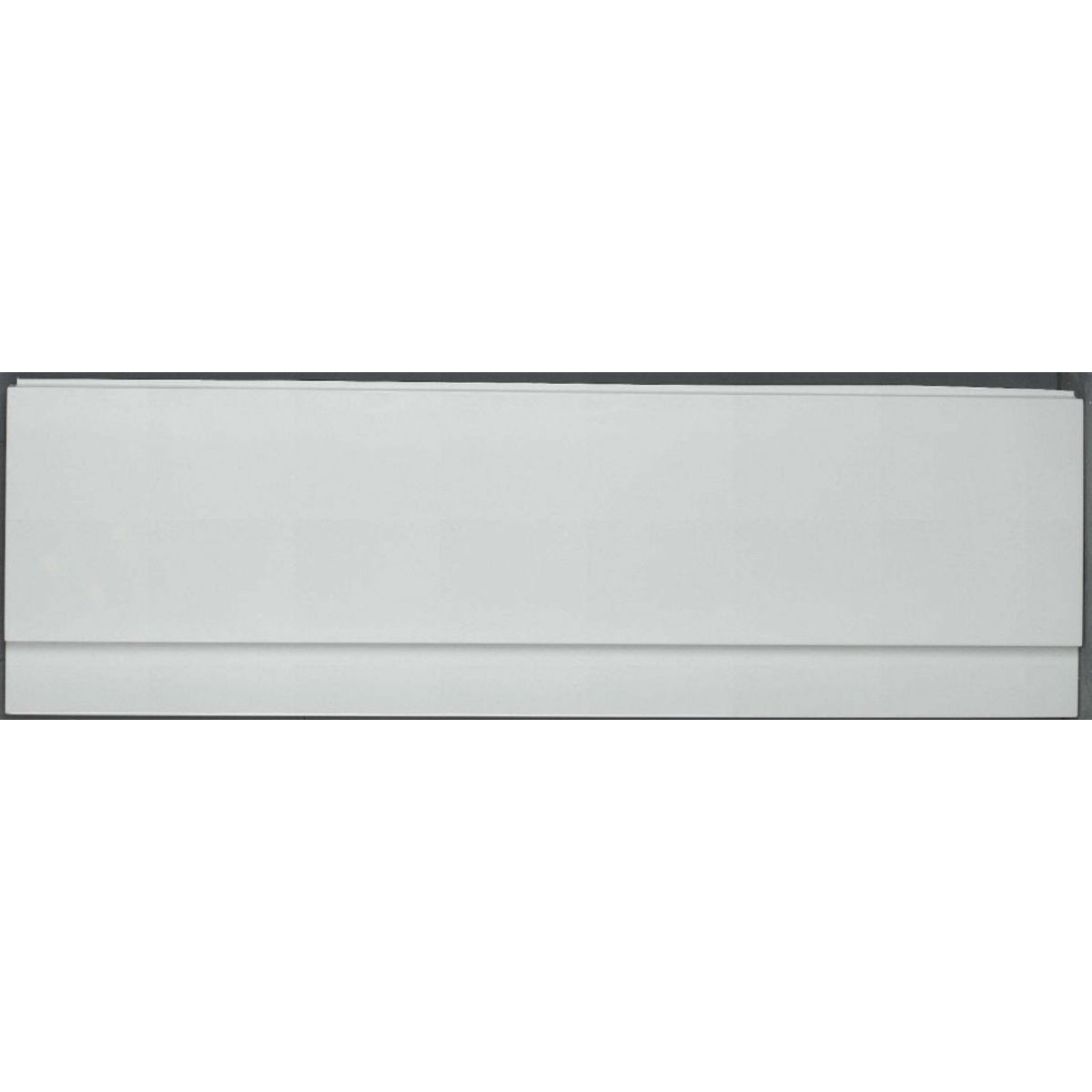 Trojan Plastics Trojan Supastyle 1700mm Front Panel - White.