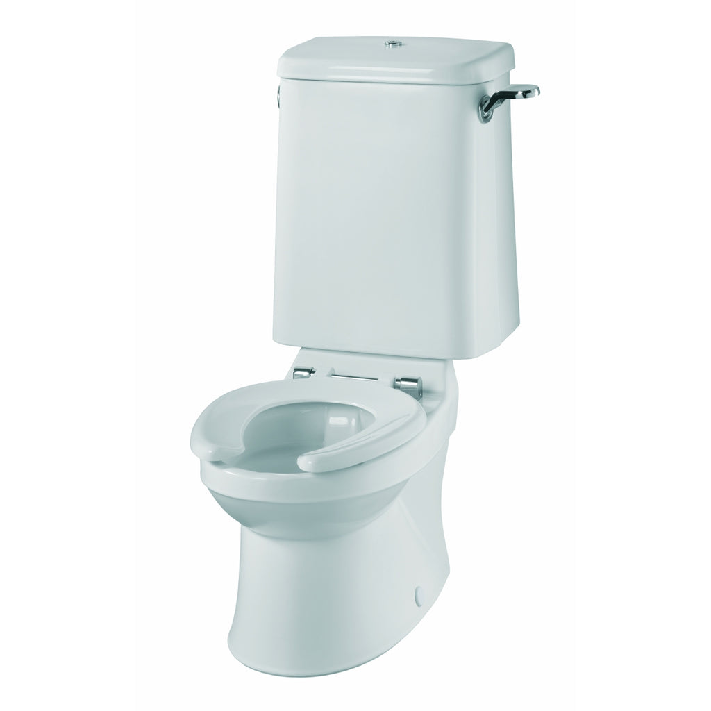 Twyford Sola floor-standing WC for children, for exposed cistern, close-coupled or concealed cistern, height 30cm.