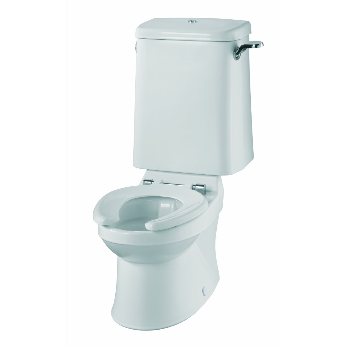 Twyford Sola floor-standing WC for children, for exposed cistern, close-coupled or concealed cistern, height 30cm.