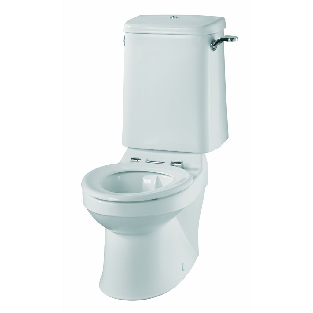 Twyford Sola floor-standing WC for children, for exposed cistern, close-coupled or concealed cistern, height 35cm.