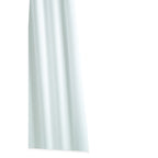 Croydex Shower Curtain Plain White 1800mm