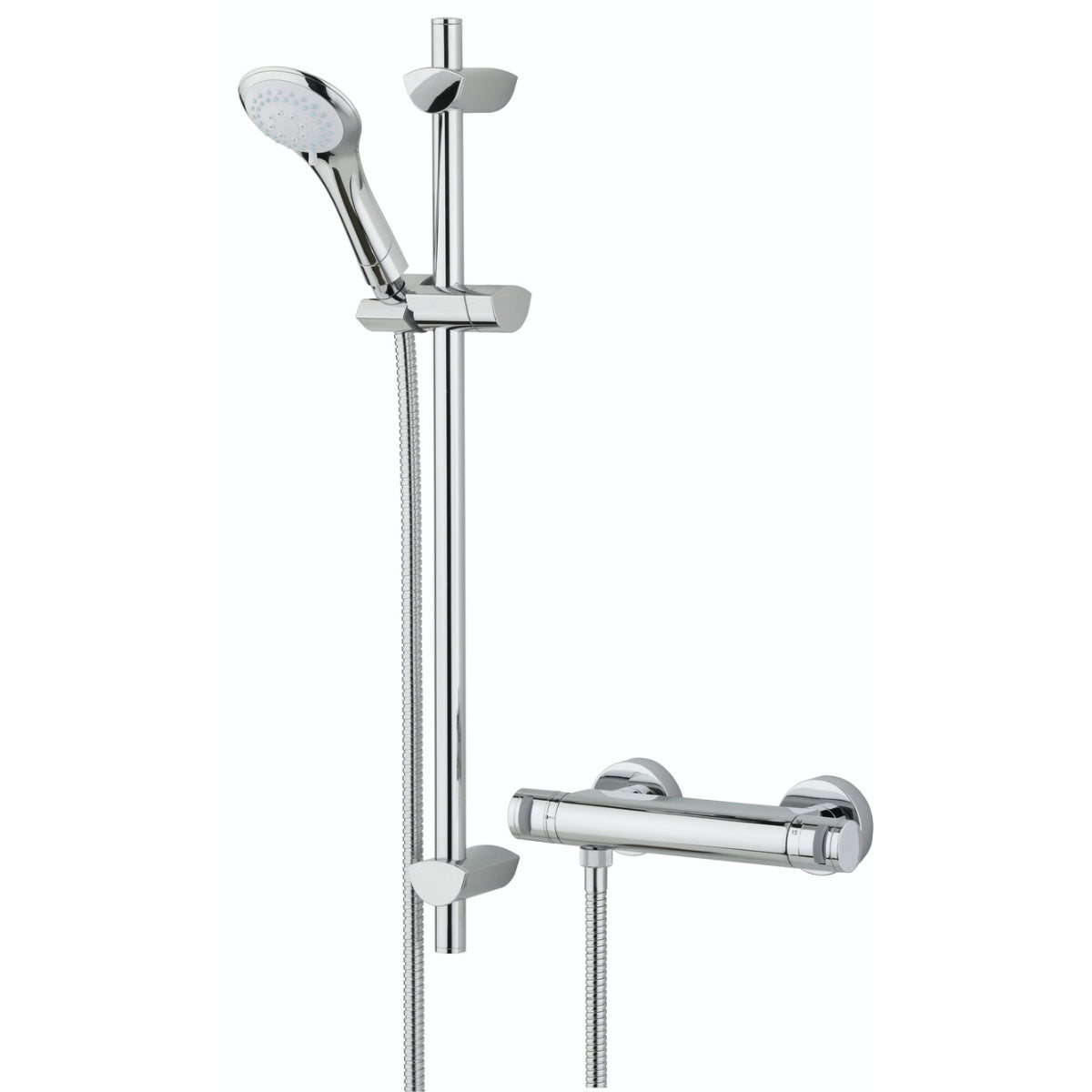 Bristan Artisan Thermostatic Bar Shower with Multi Function Handset Chrome AR2 SHXMTFF C..
