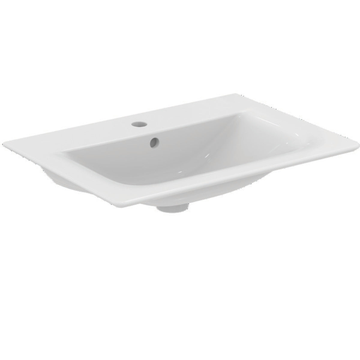 Ideal Standard Philosophy Suite - Vanity Basin 640W x 165H x 460mmD 1 Tap Hole