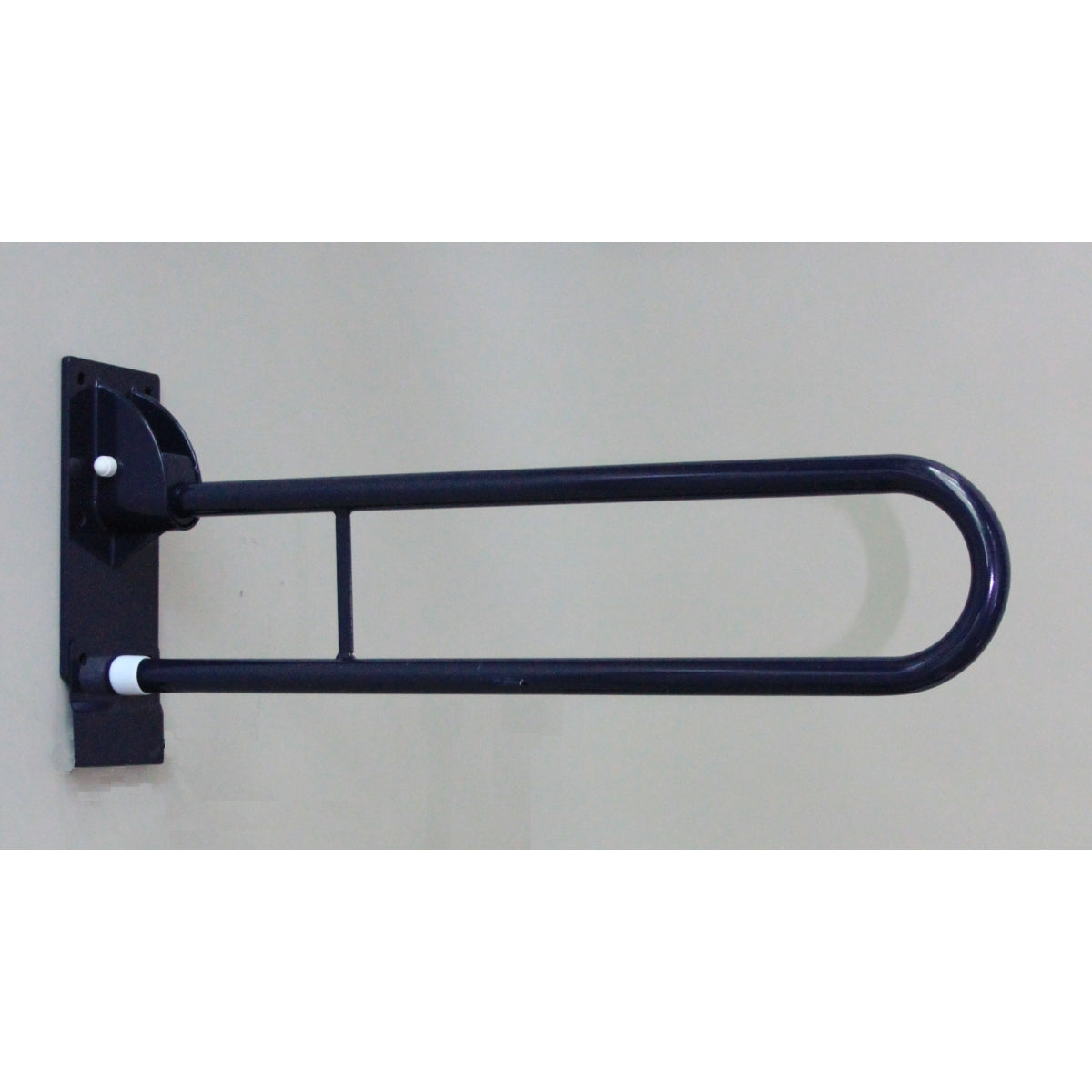 NYMAS Lift & Lock Hinged Rail, Steel, Toilet Roll Holder, 800mm, Drk Blue.