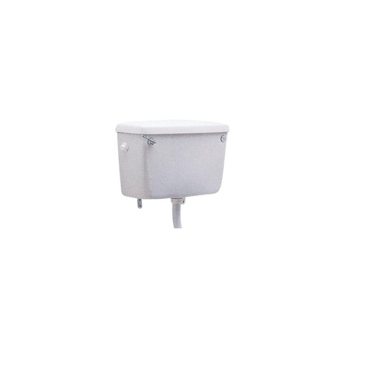 Twyford Classic exposed cistern, single flush, bottom water supply connection, with lever
