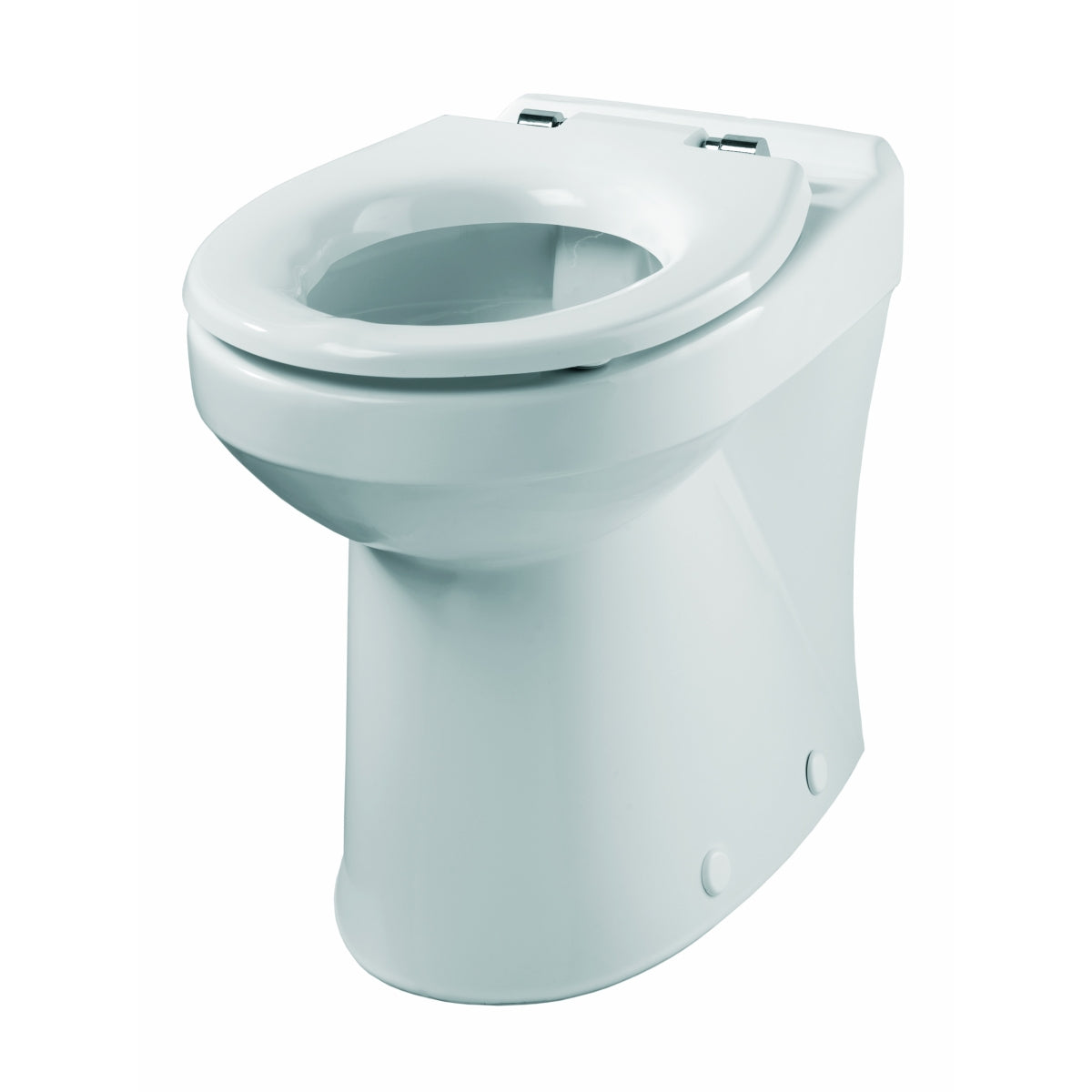 Twyford Avalon floor-standing WC, washdown, raised, back-to-wall, Rimfree.